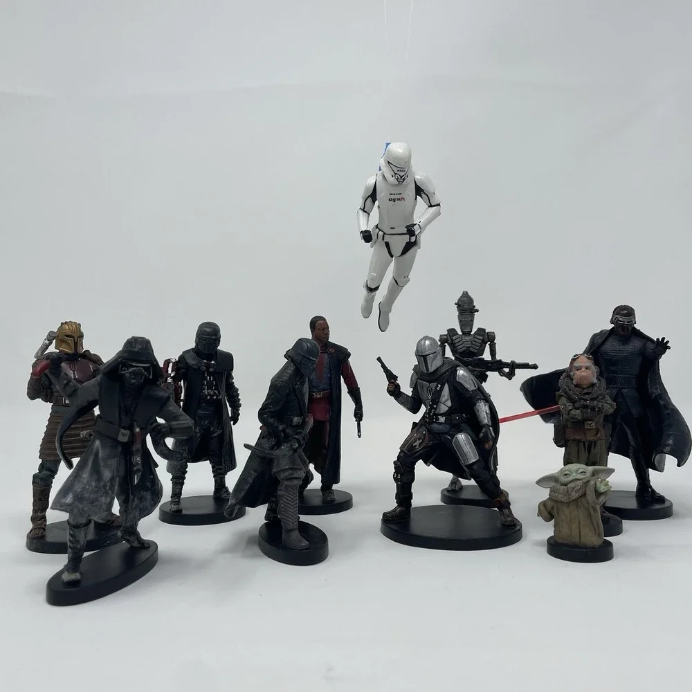 Star‎ Wars Mandalorian Disney Child Action Figure Cake Topper Toy 4